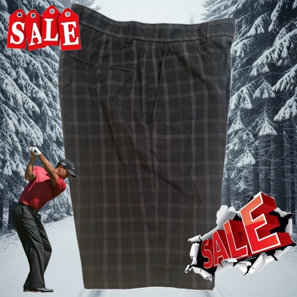 Walter Hagen Other - Like New Walter Hagen Golf Dark Plaid Men's Shorts 34